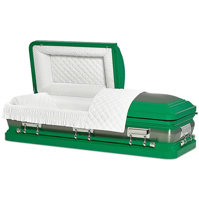 Stalowa trumna z grubością 18 miernik